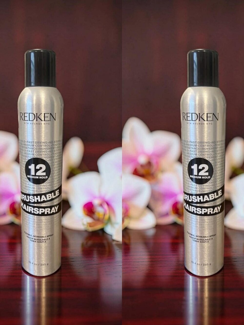 Redken Brushable 12 Medium Hold Hair spray 10.4 oz_ 2 units